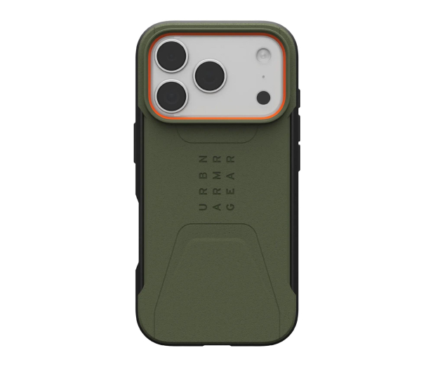 UAG Civilian etui do iPhone 17 Pro MagSafe olive/orange UAG114545117297 - 1364088 - zdjęcie